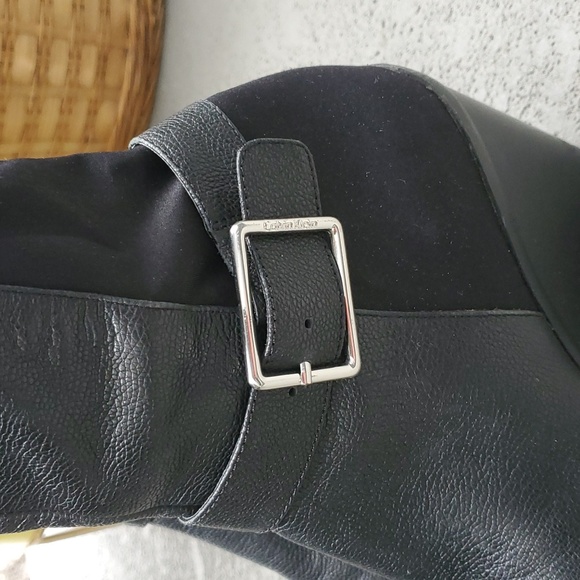 Calvin Klein Taya Leather Boots, 7 - Picture 2 of 13